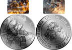 Liberia 12 Dollars FIREFIGHTER Alien First Responders 1/1000 Oz Platinum Coin 12$ Liberia 2026 -