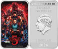 Tuvalu 1 Dollar STRANGER THINGS 5 Season 1 Oz Silver Coin 1$ Tuvalu 2026 -