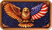 AMERICAN EAGLE 250th Anniversary 1 Oz Copper Bar -
