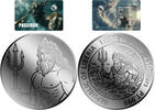 Liberia 25 Dollars POSEIDON 1/500 Oz Platinum Coin 25$ Liberia 2026 -