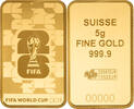 FIFA WORLD CUP 26 5g Gold Bar Switzerland 2026 -