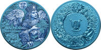 Cameroon 1000 Francs ALKONOST SPACE BLUE Slavic Bestiary 2 Oz Silver Coin 1000 Francs Cameroon 2026 -