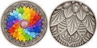 CHAKRA Mandala Harmony 3 Oz Silver Medal -