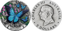 Australia 2 Dollars 2026 BUTTERFLY 2 Oz Silver Coin 2$ Australia 2026 An... 369,95 EUR  zzgl. 10,00 EUR Versand