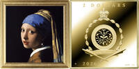 Niue 2 Dollars 2026 GIRL WITH A PEARL EARRING Most Expensive Paintings 2... 329,95 EUR  zzgl. 10,00 EUR Versand