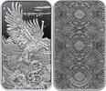 EAGLE AND SERPENT 2 Oz Silver Cast Bar 2025 -