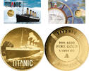   TITANIC 1/1000 Oz Gold Medal PL 49,95 EUR  zzgl. 10,00 EUR Versand