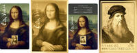 MONA LISA Da Vinci 1/1000 Oz Gold Medal -