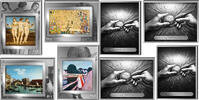 ETERNAL MASTERPIECES IV Set 4 x 1/2 Oz Silver Bar 2025 -