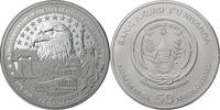 Rwanda 50 Francs EAGLE OF INDEPENDENCE 250th Anniversary 1/2 Oz Silver Coin 50 Francs Rwanda 2026 -