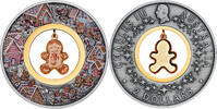 Australia 2 Dollars GINGERBREAD Christmas 2 Oz Silver Coin 2$ Australia 2026 -
