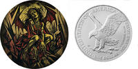 United States 1 Dollar AGRAT BAT MAHLAT Daughters of Darkness 1 Oz Silver Coin 1$ USA 2026 -