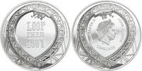 Cook Islands 5 Dollars LOOP THE LOOP Roller Coaster 1 Oz Silver Coin 5$ Cook Islands 2021 -