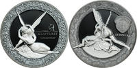 Palau 10 Dollars CUPID AND PSYCHE Eternal Sculptures Canova 2 Oz Silver Coin 10$ Palau 2016 -
