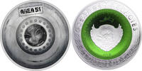 Palau 10 Dollars AREA 51 UFO Alien Great Conspiracies 2 Oz Silver Coin 10$ Palau 2020 -