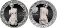 Palau 10 Dollars VENUS DE MILO Eternal Sculptures Aphrodite 2 Oz Silver Coin 10$ Palau 2017 -