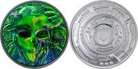 Palau 20 Dollars ALIEN Cyborg Revolution 3 Oz Silver Coin 20$ Palau 2021 -