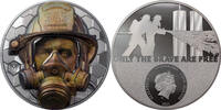 Cook Islands 100 Dollars FIREFIGHTER Real Heroes 1 Kg Kilo Silver Coin 100$ Cook Islands 2021 -