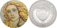 Palau 20 Dollars BIRTH OF VENUS Botticelli Great Micromosaic Passion 3 Oz Silver Coin 20$ Palau 2017 -