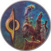 Palau 20 Dollars PILLARS OF CREATION AND BLACK HOLE Final Frontier 3 Oz Silver Coin 20$ Palau 2022 -