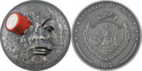 Palau 10 Dollars TRIP TO THE MOON 120th Anniversary 2 Oz Silver Coin 10$ Palau 2022 -