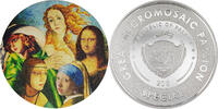 Palau 20 Dollars FIVE LADIES Great Micromosaic Passion 5 Oz Silver Coin 20$ Palau 2022 -