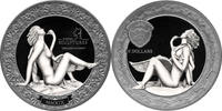 Palau 10 Dollars LEDA AND SWAN Eternal Sculptures 2 Oz Silver Coin 10$ Palau 2019 -