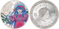 Cook Islands 5 Dollars WINTER Manga 1 Oz Silver Coin 5$ Cook Islands 2023 -