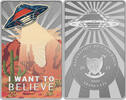 I WANT TO BELIEVE UFOs Aliens and Roswell 1 Oz Silver Coin 2000 Francs Cameroon 2023 BU - Brilliant Uncirculated