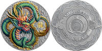 Niue 10 Dollars POWER OF GREEN DRAGON 5 Oz Silver Coin 10$ Niue 2024 -