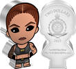 Niue 2 Dollars AMANDA NUNES Chibi UFC 1 Oz Silver Coin 2$ Niue 2023 -