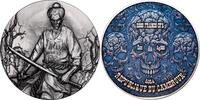 Cameroon 2000 Francs ZOMBIFIED SAMURAI Glow in the Dark 2 Oz Silver Coin 2000 Francs Cameroon 2024 -