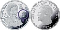 Spain 10 Euro MARGARITA SALAS International Women Day Silver Coin 10€ Euro Spain 2024 -