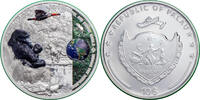 Palau 10 Dollars RAINFOREST Our Earth 2 Oz Silver Coin 10$ Palau 2021 -