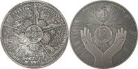 Palau 20 Dollars AZTEC FIVE SUNS Ages of Man Creation of World 3 Oz Silver Coin 20$ Palau 2021 -