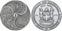 Fiji 10 Dollars MANDALA ART 5 Oz Silver Coin 10$ Fiji 2024 -