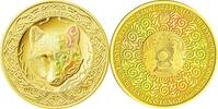 KOKBORI Sky Wolf 1 Oz Gold Coin 100 Tenge Kazakhstan 2023 PP