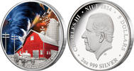 Niue 5 Dollars TORNADO Forces of Nature 2 Oz Silver Coin 5$ Niue 2024 -