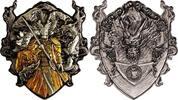 Cameroon 2000 Francs ETERNAL DRAGON AMULET 2 Oz Silver Coin 2000 Francs CFA Cameroon 2025 -