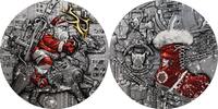 Cameroon 2000 Francs STEAMPUNK SANTA 2 Oz Silver Coin 2000 Francs Cameroon 2025 -