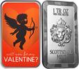 WILL YOU BE MY VALENTINE 1 Oz Silver Bar 2025 -