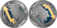 Niue 2 Dollars BULL AND BEAR MARKETS Ruthenium Edition 1 Oz Silver Coin 2$ Niue 2025 -