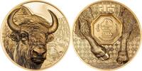 Mongolia 25000 Togrog BISON Wild Mongolia 1 Oz Gold Coin 25000 Togrog Mongolia 2025 -