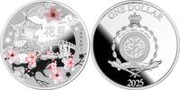 Niue 1 Dollar HANAMI Silver Coin 1$ Niue 2025 -
