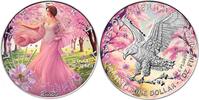 United States 1 Dollar BLOSSOM BREEZE Liberty Eagle 1 Oz Silver Coin 1$ USA 2025 -