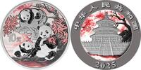 China 10 Yuan PANDA Diamond Spring Silver Coin 10 Yuan China 2025 -