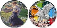United States 1 Dollar POINTILLISM Seurat Walking Liberty in Art 1 Oz Silver Coin 1$ USA 2025 -
