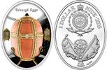 Niue 1 Dollar DANISH PALACES EGG Fabergé Eggs Silver Coin 1$ Niue 2025 -