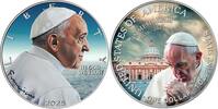 United States 1 Dollar FRANCISCUS In Memoriam Pope Francis 1 Oz Silver Coin 1$ USA 2025 -