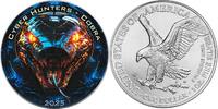 United States 1 Dollar COBRA Cyber Hunters 1 Oz Silver Coin 1$ USA 2025 -